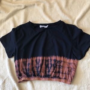 Crop top tie dyed